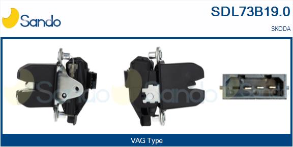 Serratura cofano post. SANDO SDL73B19.0