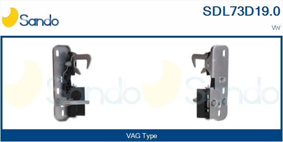 Serrat. cofano motore SANDO SDL73D19.0