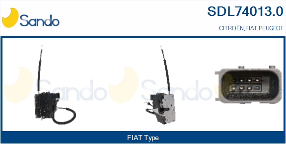 Serratura sport. SANDO SDL74013.0