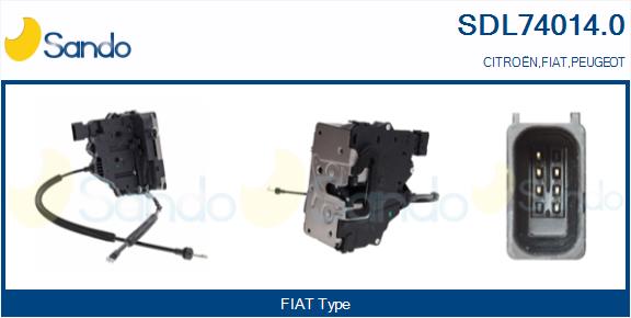 Serratura sport. SANDO SDL74014.0