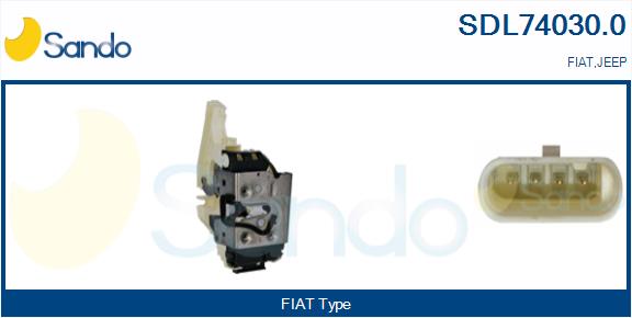 Serratura sport. SANDO SDL74030.0