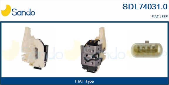 Serratura sport. SANDO SDL74031.0