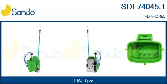 Serratura sport. SANDO SDL74045.1