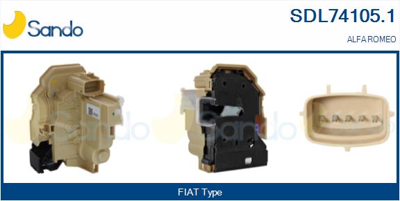 Serratura sport. SANDO SDL74105.1