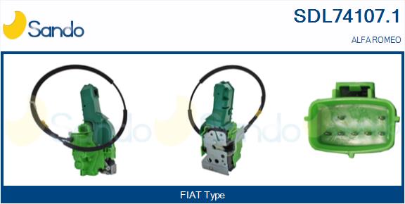 Serratura sport. SANDO SDL74107.1