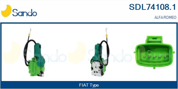 Serratura sport. SANDO SDL74108.1