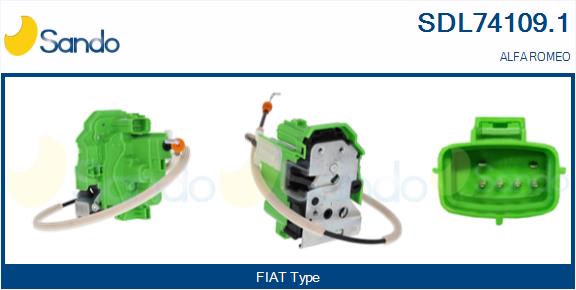 Serratura sport. SANDO SDL74109.1