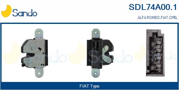 Attuatore, chiusura centralizzata SANDO SDL74A00.1