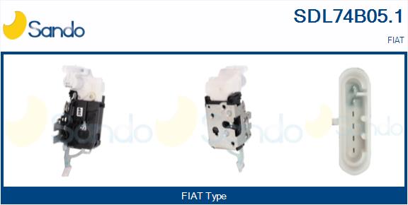 Serratura cofano post. SANDO SDL74B05.1