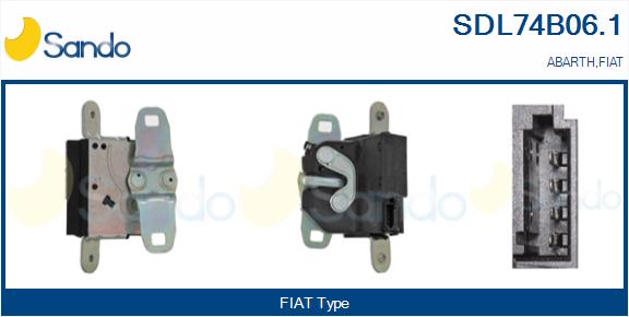Serratura cofano post. SANDO SDL74B06.1