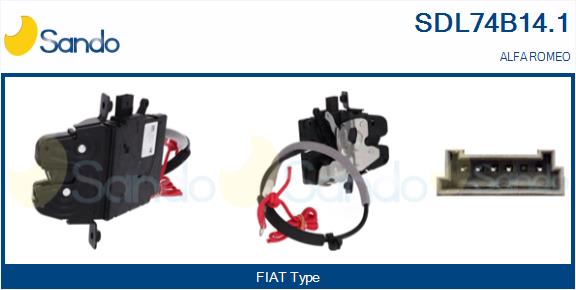 Serratura cofano post. SANDO SDL74B14.1