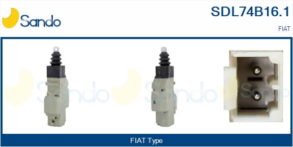 Serratura cofano post. SANDO SDL74B16.1