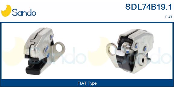 Serratura cofano post. SANDO SDL74B19.1