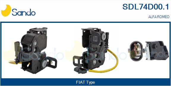 Serrat. cofano motore SANDO SDL74D00.1