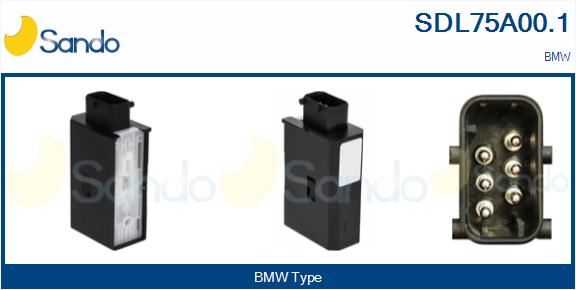 Attuatore, chiusura centralizzata SANDO SDL75A00.1