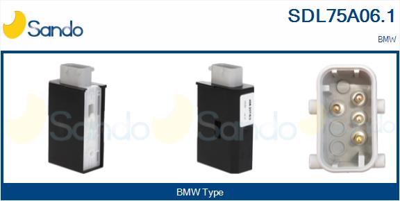 Attuatore, chiusura centralizzata SANDO SDL75A06.1