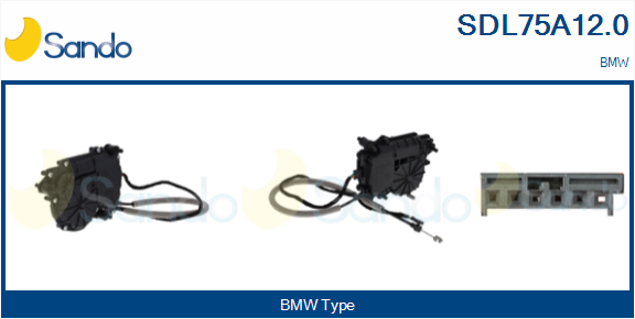 Attuatore, chiusura centralizzata SANDO SDL75A12.0