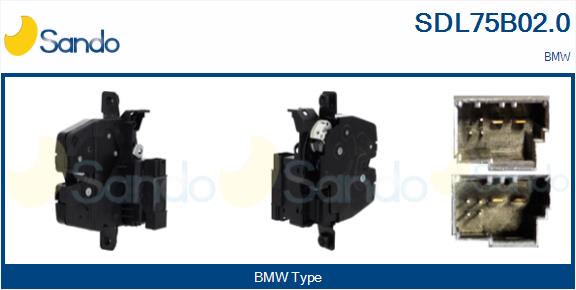 Serratura cofano post. SANDO SDL75B02.0