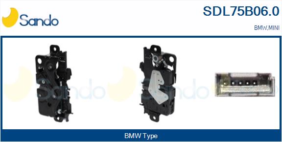 Serratura cofano post. SANDO SDL75B06.0