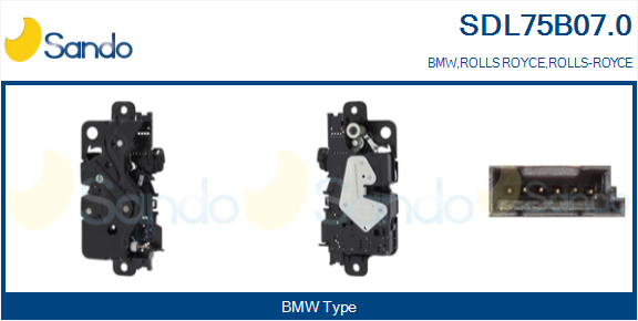 Serratura cofano post. SANDO SDL75B07.0
