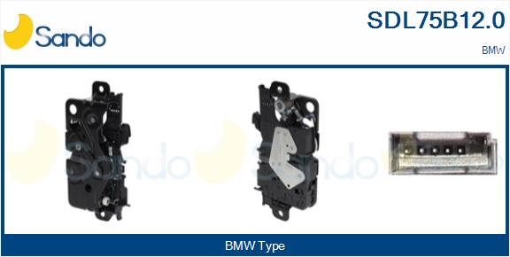 Serratura cofano post. SANDO SDL75B12.0