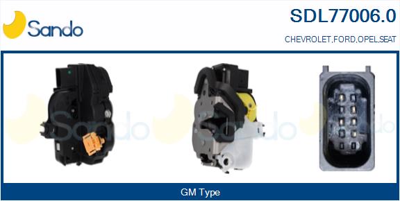 Serratura sport. SANDO SDL77006.0