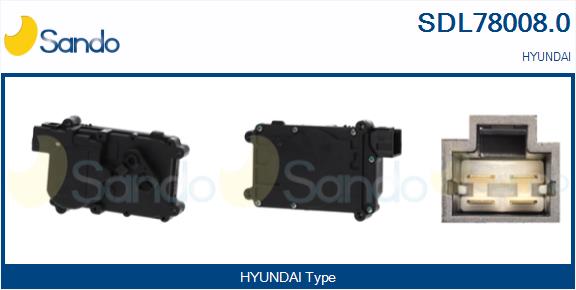 Serratura sport. SANDO SDL78008.0