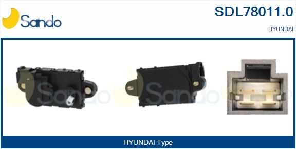 Serratura sport. SANDO SDL78011.0