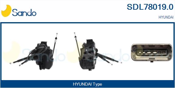 Serratura sport. SANDO SDL78019.0