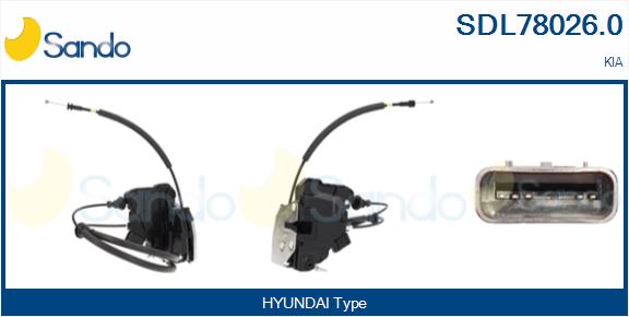 Serratura sport. SANDO SDL78026.0