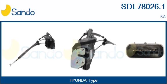 Serratura sport. SANDO SDL78026.1