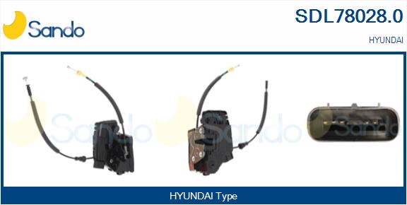Serratura sport. SANDO SDL78028.0