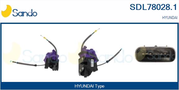 Serratura sport. SANDO SDL78028.1