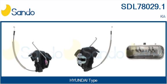 Serratura sport. SANDO SDL78029.1