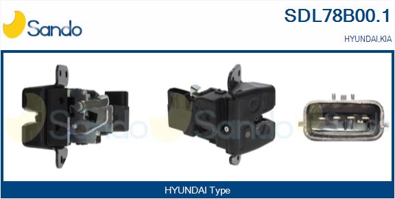 Serratura cofano post. SANDO SDL78B00.1