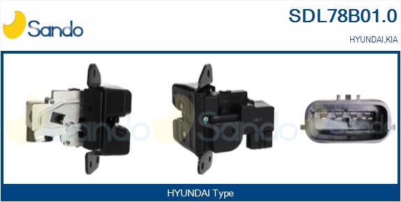 Serratura cofano post. SANDO SDL78B01.0