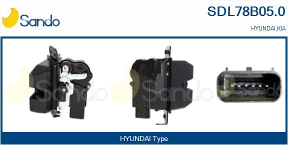 Serratura cofano post. SANDO SDL78B05.0