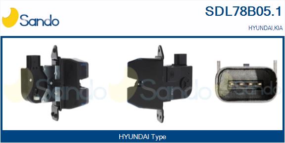 Serratura cofano post. SANDO SDL78B05.1