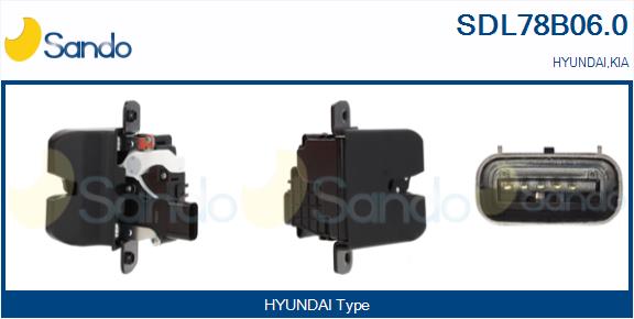 Serratura cofano post. SANDO SDL78B06.0