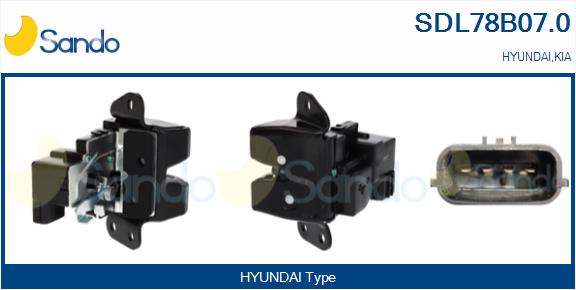 Serratura cofano post. SANDO SDL78B07.0