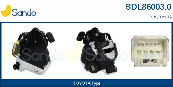 Serratura sport. SANDO SDL86003.0