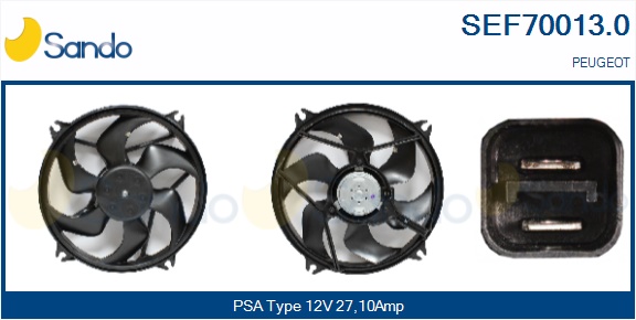 Elettromotore, ventola radiatore SANDO SEF70013.0