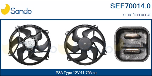 Elettromotore, ventola radiatore SANDO SEF70014.0