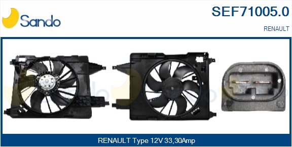 Elettromotore, ventola radiatore SANDO SEF71005.0
