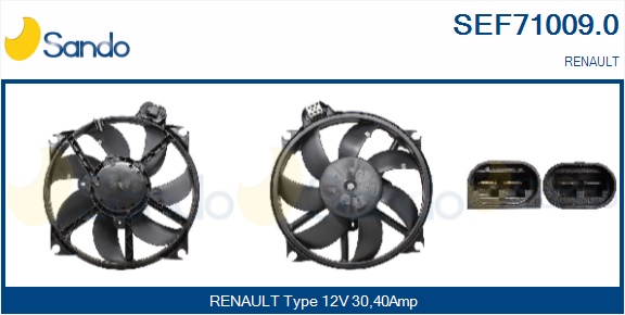 Elettromotore, ventola radiatore SANDO SEF71009.0