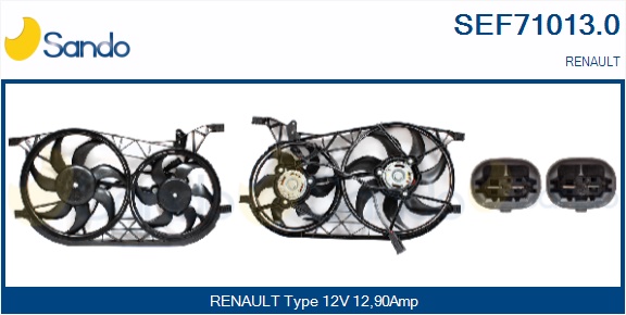 Elettromotore, ventola radiatore SANDO SEF71013.0