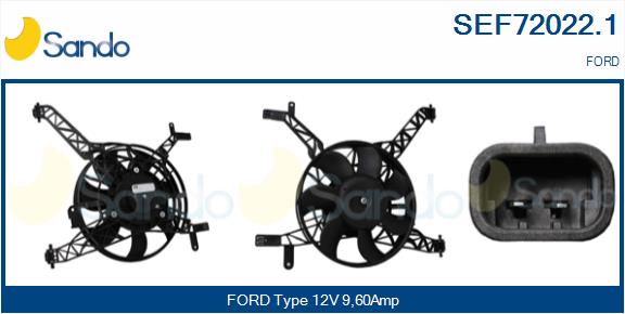 Elettromotore, ventola radiatore SANDO SEF72022.1