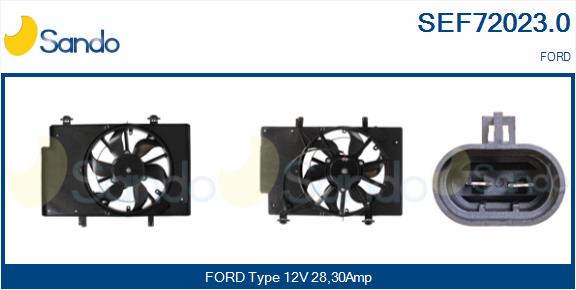 Elettromotore, ventola radiatore SANDO SEF72023.0