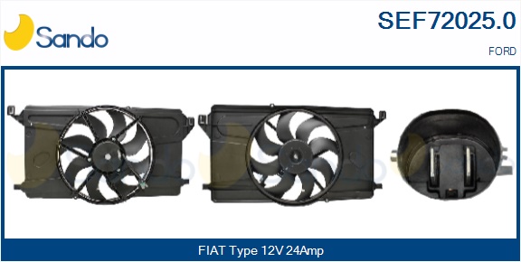 Elettromotore, ventola radiatore SANDO SEF72025.0