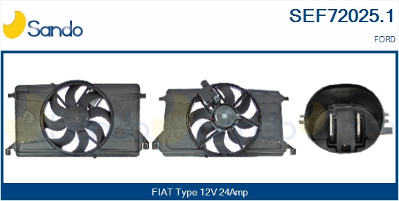 Elettromotore, ventola radiatore SANDO SEF72025.1